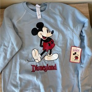 Disney Mickey Mouse Blue Adult Sweatshirt - Medium